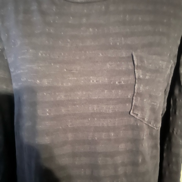 Alex Mill Blue Long Sleeve Crew Neck Tee sz S - Picture 2 of 4